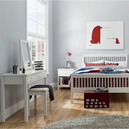 Atlanta Two Tone 122cm High Footend Bedstead