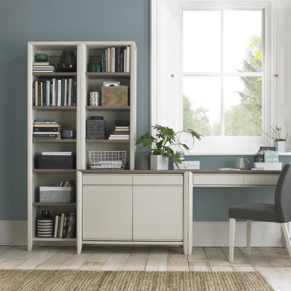 Bergen Grey Washed Oak & Soft Grey Narrow Top Unit