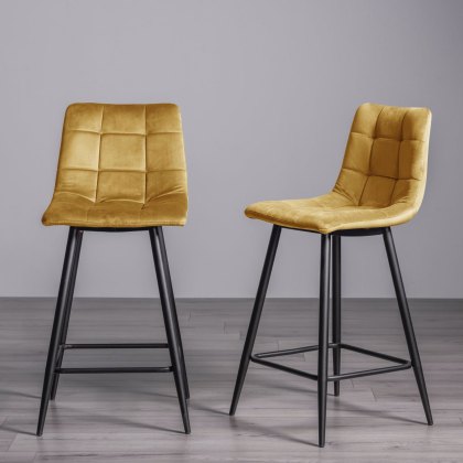 Mondrian Bar Stool (Pair)