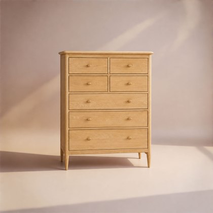 Ercol Teramo 7 Drawer Tall Wide Chest Ercol Teramo 7 Drawer Tall Wide Chest