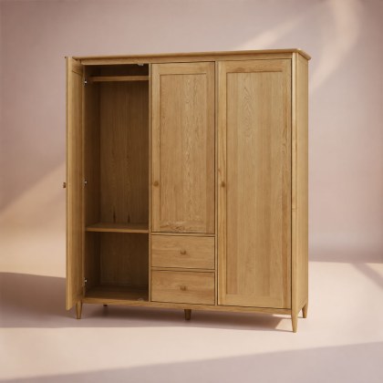 Ercol Teramo 3 Door Wardrobe Ercol Teramo 3 Door Wardrobe