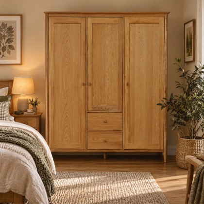 Ercol Teramo 3 Door Wardrobe Ercol Teramo 3 Door Wardrobe