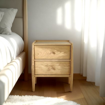 Ercol Winslow 2 Drawer Bedside Chest Ercol Winslow 2 Drawer Bedside Chest