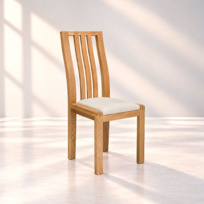 Ercol Bosco Dining Chair (Cream Fabric)