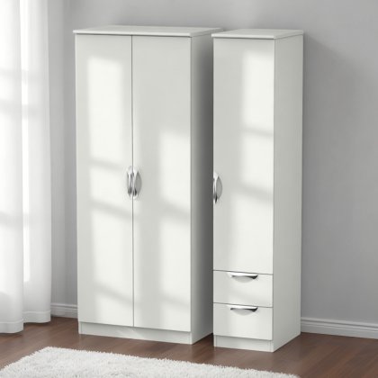 Camden Triple Plain + Drawer Robe Camden Triple Plain + Drawer Robe