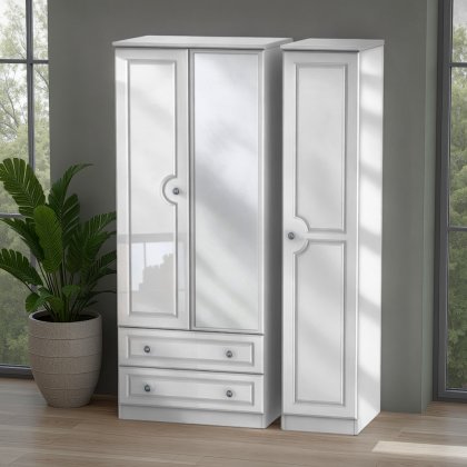 Pembroke Triple 2 Drawer Mirror Robe Pembroke Triple 2 Drawer Mirror Robe