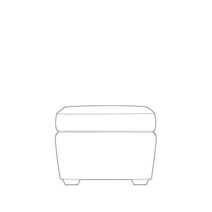 Westbridge Large Stool in Fabric Westbridge Large Stool in Fabric