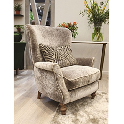 Wing Chair Non-Buttoned in Fabric Wing Chair Non-Buttoned in Fabric