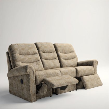 G Plan Holmes 3 Seater Double Recliner in Fabric
