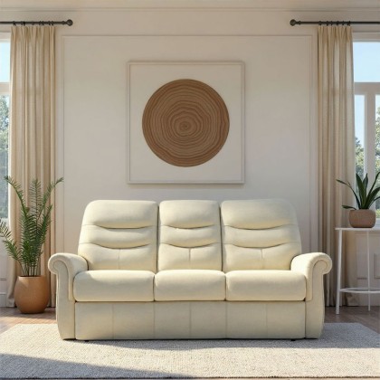 G Plan Holmes Small 3 Seater Sofa in Leather