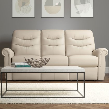 G Plan Holmes Small 3 Seater Sofa in Leather