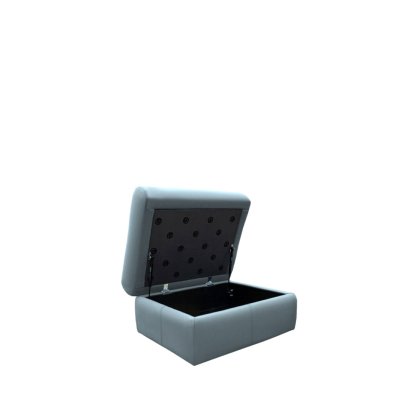 G Plan Holmes Storage Footstool in Leather