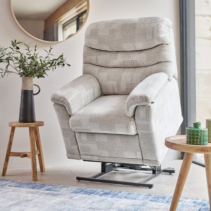 G Plan Malvern Dual Elevate Chair in Fabric