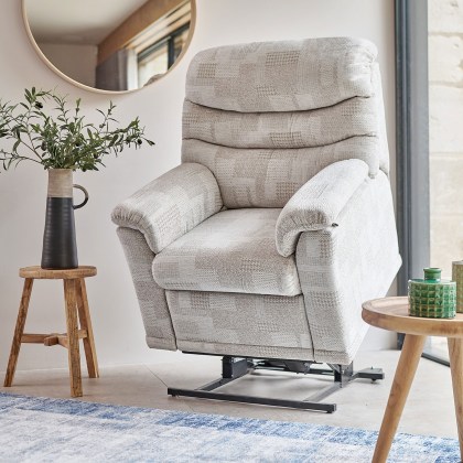 G Plan Malvern Small Dual Elevate Chair in Fabric
