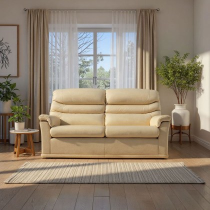 G Plan Malvern 3 Seater (2 Cushion) Sofa in Leather G Plan Malvern 3 Seater (2 Cushion) Sofa in Leather