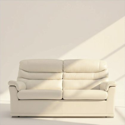 Malvern 3 Seater (2 Cushion) Sofa in Leather