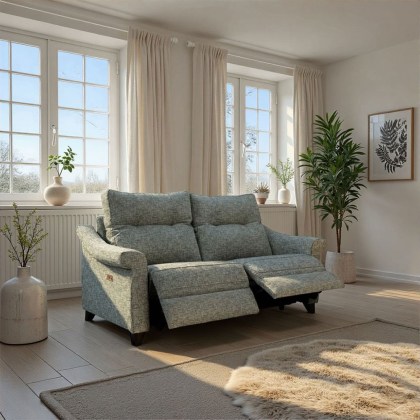 G Plan Riley Small Sofa Double Recliner in Fabric G Plan Riley Small Sofa Double Recliner in Fabric
