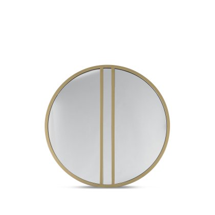 Chevron Satin Brass Mirror Chevron Satin Brass Mirror