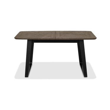 Emerson Weathered Oak & Peppercorn 4-6 Extension Dining Table
