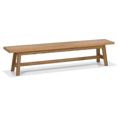 Camden Rustic Oak Large Bench