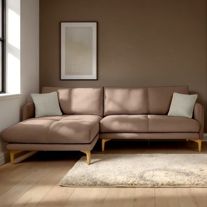 Ercol Aosta Small Chaise LHF in Leather Ercol Aosta Small Chaise LHF in Leather