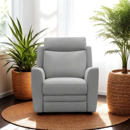 Dakota Power Recliner Armchair with USB Port Leather Dakota Power Recliner Armchair with USB Port Leather