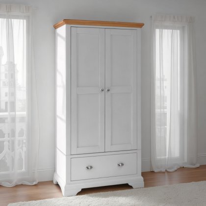 Hampstead Two Tone Double Wardrobe Hampstead Two Tone Double Wardrobe