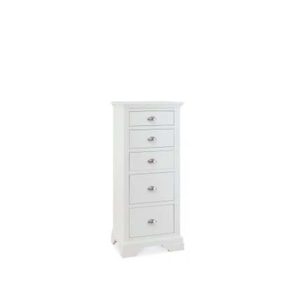 Hampstead White 5 Drawer Tall Chest Hampstead White 5 Drawer Tall Chest