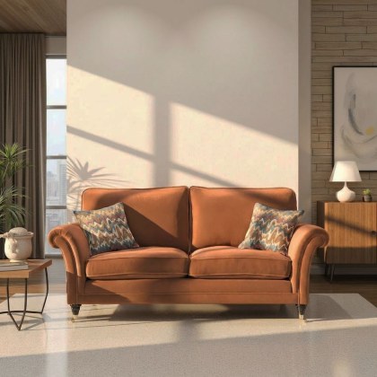 Burghley Large 2 Seater Sofa in Leather Burghley Large 2 Seater Sofa in Leather