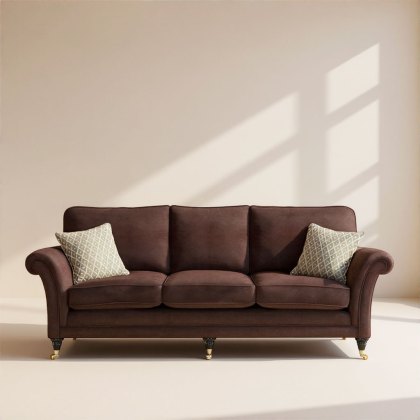 Burghley Grand Sofa in Leather Burghley Grand Sofa in Leather