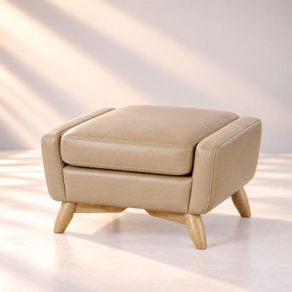 Ercol Cosenza Footstool in Leather