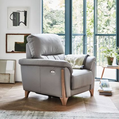 Ercol Enna Recliner Armchair in Leather