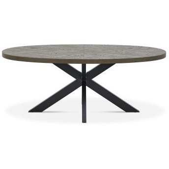 Ellipse Fumed Oak 6 Seater Dining Table Ellipse Fumed Oak 6 Seater Dining Table