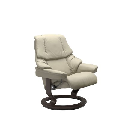 Stressless Reno Chair in Leather, Classic Base Stressless Reno Chair in Leather, Classic Base