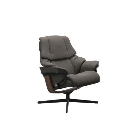 Stressless Reno Chair in Leather, Cross Base Stressless Reno Chair in Leather, Cross Base