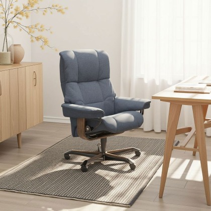 Stressless Mayfair Home Office Chair in Fabric