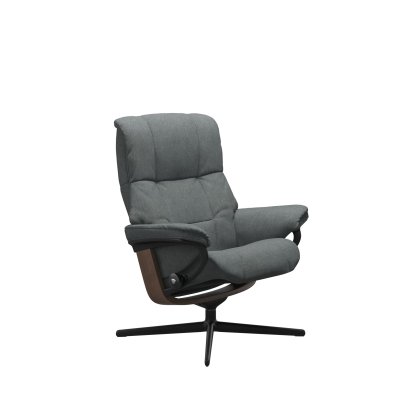 Stressless Mayfair Chair in Fabric, Cross Base Stressless Mayfair Chair in Fabric, Cross Base