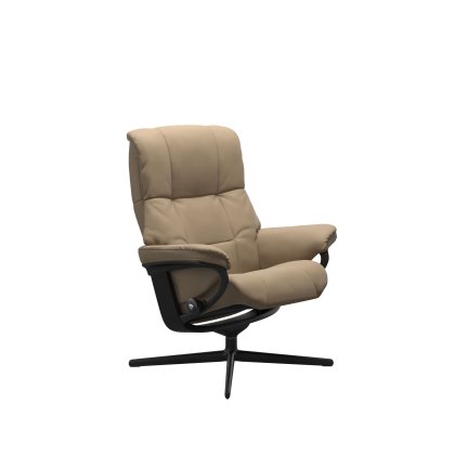 Stressless Mayfair Chair in Leather, Cross Base Stressless Mayfair Chair in Leather, Cross Base