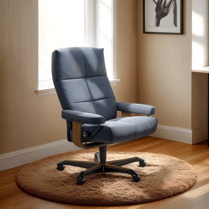 Stressless David Home Office Chair in Leather Stressless David Home Office Chair in Leather