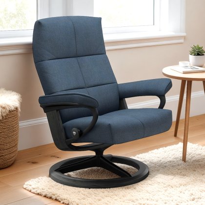 Stressless David Chair in Fabric, Signature Base Stressless David Chair in Fabric, Signature Base