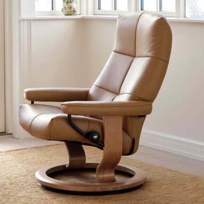 Stressless David Chair in Leather, Classic Base