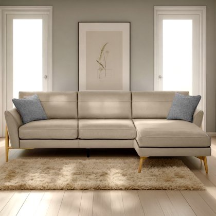 Ercol Forli RHF Chaise Unit in Leather Ercol Forli RHF Chaise Unit in Leather