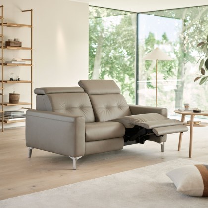 Stressless Anna A1 2 Seater Sofa Power Recliner in Leather