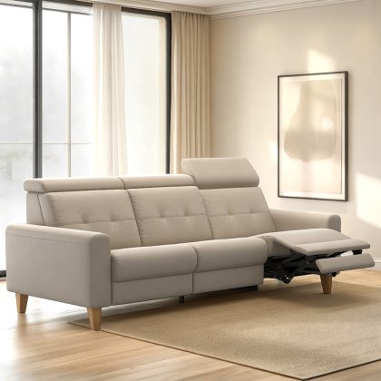 Stressless Anna A1 3 Seater Sofa 3 Power Recliner in Leather Stressless Anna A1 3 Seater Sofa 3 Power Recliner in Leather