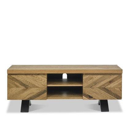 Ellipse Rustic Oak Entertainment Unit