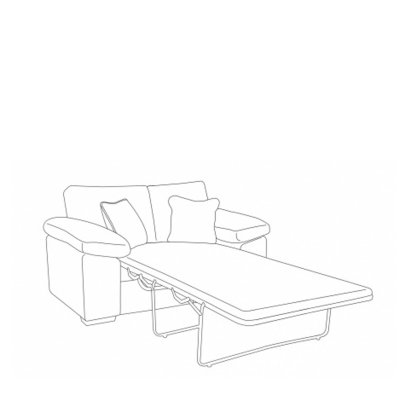 Jade 2 Seater 120cm Sofabed in Fabric