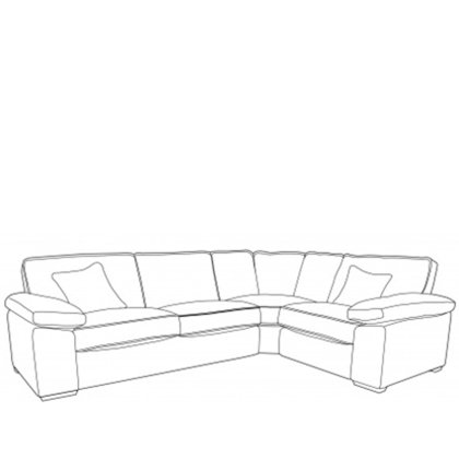 Jade Corner Sofa (LH2/COR/RH1) in Fabric