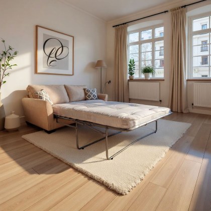 Tiffany 3 Seater 140cm Sofabed in Fabric Tiffany 3 Seater 140cm Sofabed in Fabric