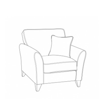 Tiffany Armchair in Fabric