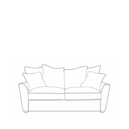 Hannah 2 Seater Sofa in Fabric